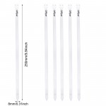 Garfry 6PCS Cable Zip Ties 9.84 Inch, Durable Adjustable  White Plastic Tie Wraps for Indoor and Outdoor